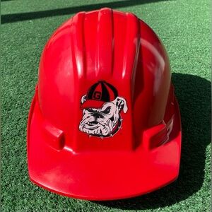 VTG 80’s Bullard Georgia Bulldogs UGA  Hard Hat For Display Use Only